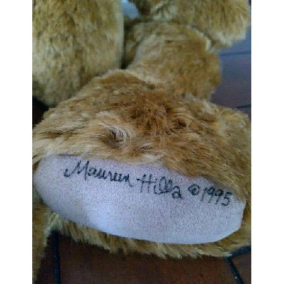 MOHAIR TEDDY BEAR ARTIST SIGNED HANDMADE - Picture 3 of 6